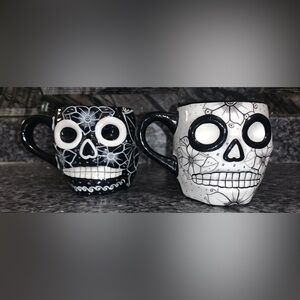 Day of the dead mugs.
